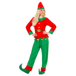 D√©guisement lutin du P√®re No√´l femme  