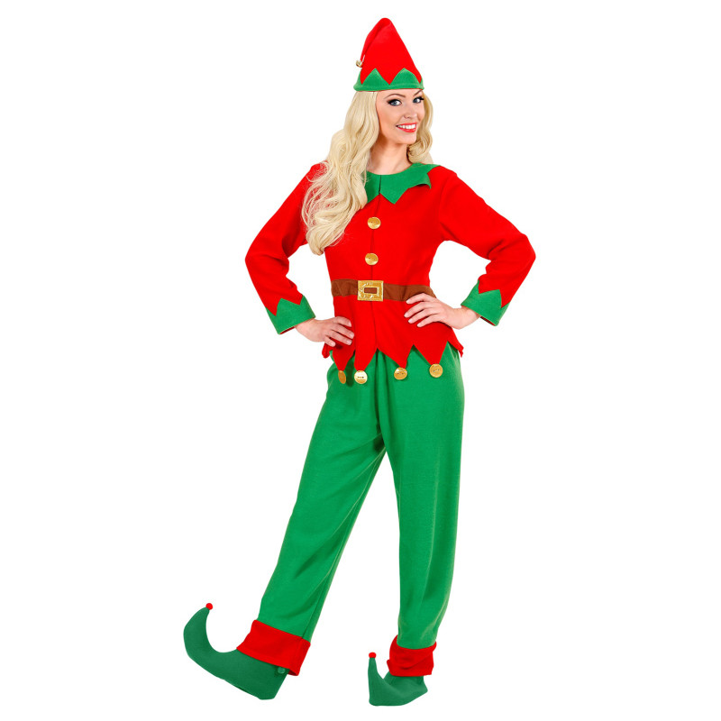 D√©guisement lutin du P√®re No√´l femme  