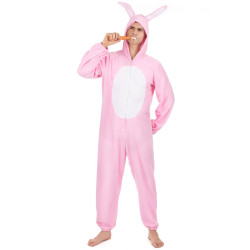 D√©guisement lapin rose Homme  