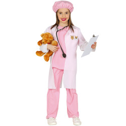D√©guisement v√©t√©rinaire rose fille  