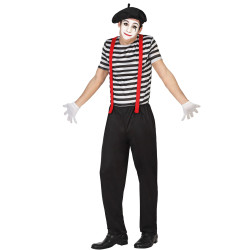 D√©guisement mime pantalon homme  