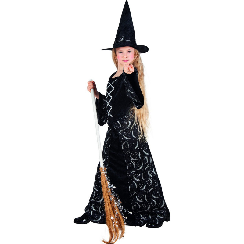 D√©guisement sorci√®re demi-lune fille Halloween  