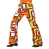 Pantalon groovy g√©om√©trique ann√©es 70 homme  