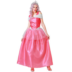 D√©guisement princesse rose femme  