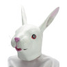 Masque lapin en latex adulte  