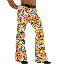 Pantalon groovy bubbles ann√©es 70 homme  