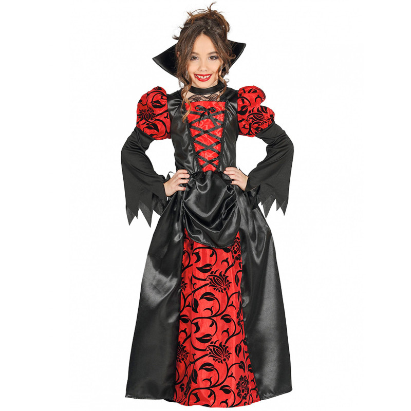 D√©guisement noble comtesse vampire fille Halloween  