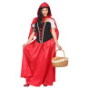 D√©guisement robe longue petit chaperon femme  