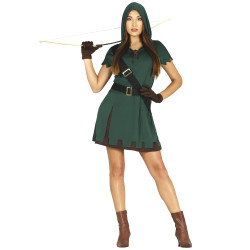 D√©guisement archer verte femme  