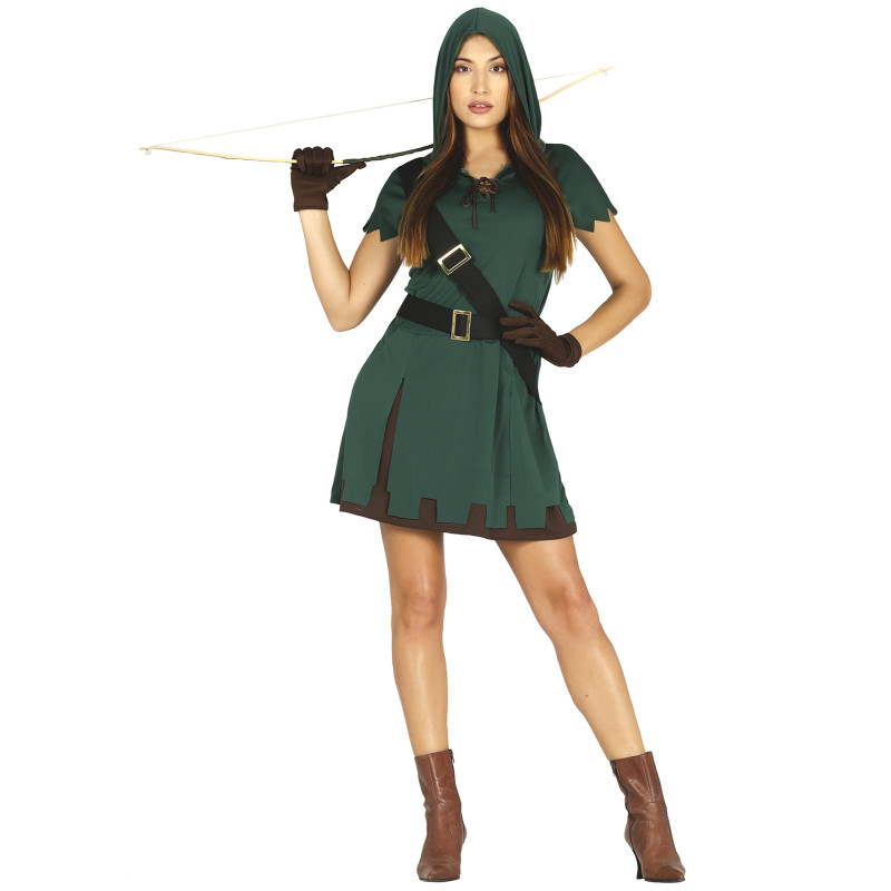 D√©guisement archer verte femme  