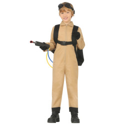 D√©guisement attrapeur de fant√¥me avec sac enfant  