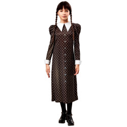 D√©guisement classique Mercredi Addams enfant  