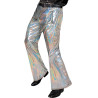 Pantalon holographique disco homme  
