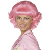 Perruque rose Grease femme  