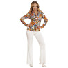 Chemise groovy bubbles ann√©es 70 femme  