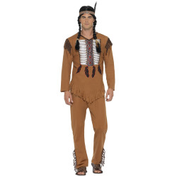 D√©guisement indien avec franges homme  