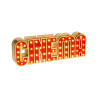 D√©coration lumineuse en bois Cin√©ma 30 x 4 x 10 cm  
