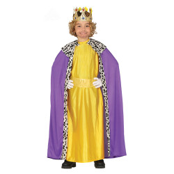 D√©guisement Roi Mage jaune enfant  