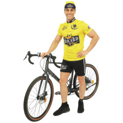 D√©guisement cycliste jaune Tricard homme  