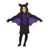 D√©guisement chauve-souris noir et violet fille  