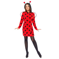 D√©guisement coccinelle √† pois femme  
