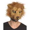 Masque lion peluche adulte  