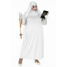 D√©guisement fant√¥me de nonne blanche grande taille femme  