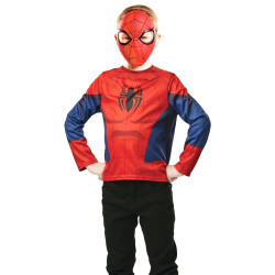 Kit top et masque Spiderman enfant  