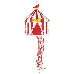 Pi√±ata vintage circus 35 cm chapiteau  