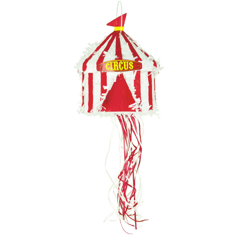Pi√±ata vintage circus 35 cm chapiteau  