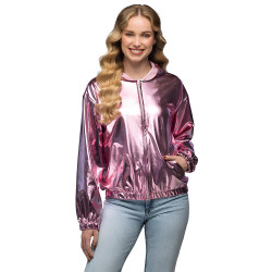 Veste √† capuche rose gold adulte  