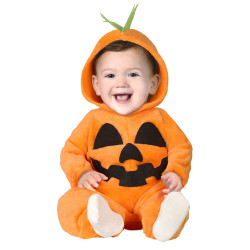 D√©guisement citrouille peluche b√©b√©  