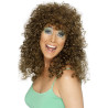 Perruque auburn fris√©e femme  