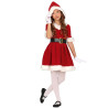 D√©guisement m√®re No√´l √† capuche fille  