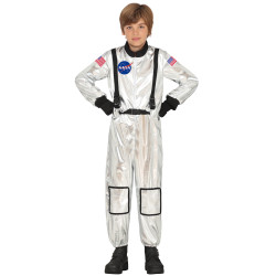 D√©guisement Astronaute argent√© enfant  