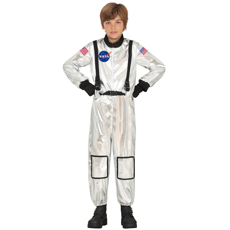D√©guisement Astronaute argent√© enfant  