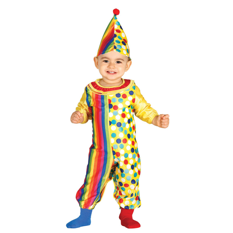 D√©guisement combinaison clown b√©b√©  