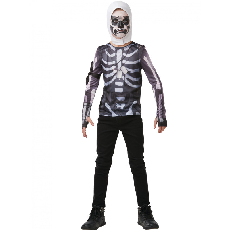 T-shirt et cagoule Skull Trooper Fortnite adolescent  