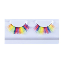 Faux Cils Arc En Ciel Fluo Femme