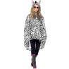 Poncho z√®bre adulte  