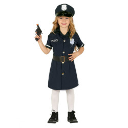 D√©guisement robe polici√®re fille  