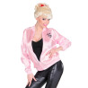 Veste rock'n roll rose femme  