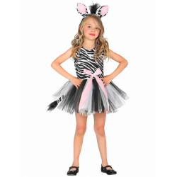 D√©guisement z√®bre tutu fille  