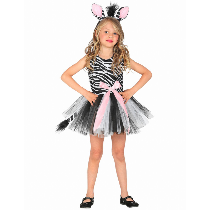 D√©guisement z√®bre tutu fille  