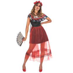 D√©guisement Dia de los Muertos femme  