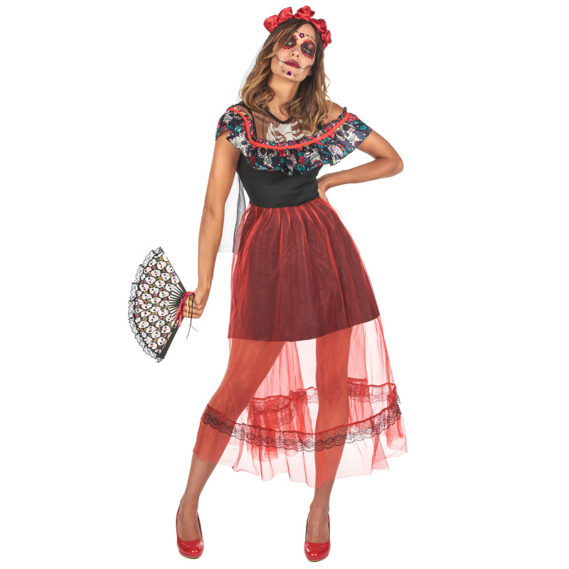 D√©guisement Dia de los Muertos femme  