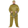 D√©guisement grande taille prisonnier jaune adulte  