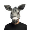 Demi-masque peluche √¢ne adulte  