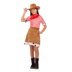 D√©guisement cowgirl de l'Ouest fille  