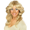 Perruque blonde ann√©es 70 femme  